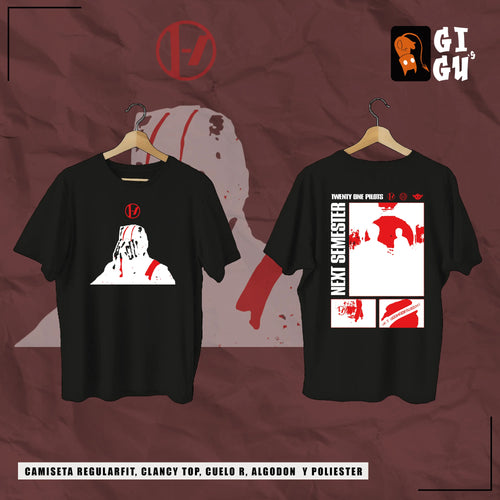 Camiseta "Next Semester" | Edición Limitada Twenty One Pilots x GiGu
