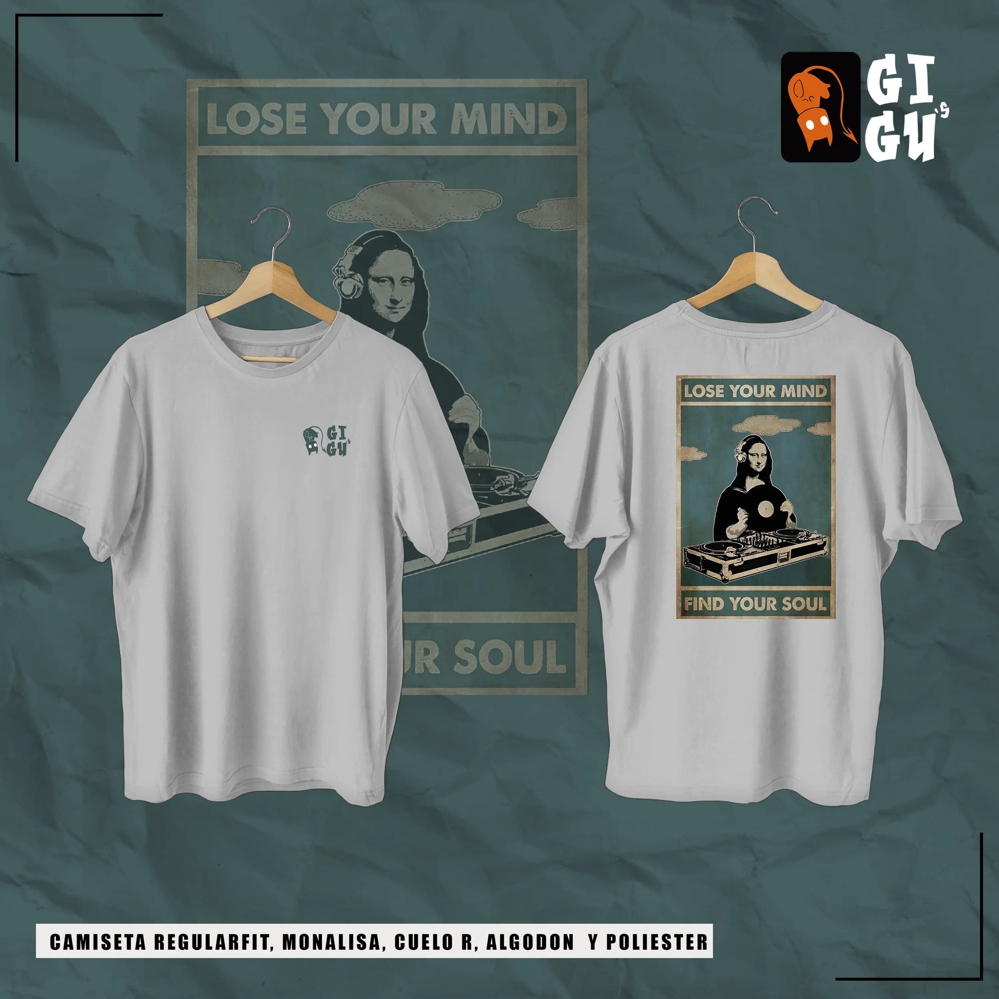 DJ Monalisa: Camiseta "Lose Your Mind, Find Your Soul"